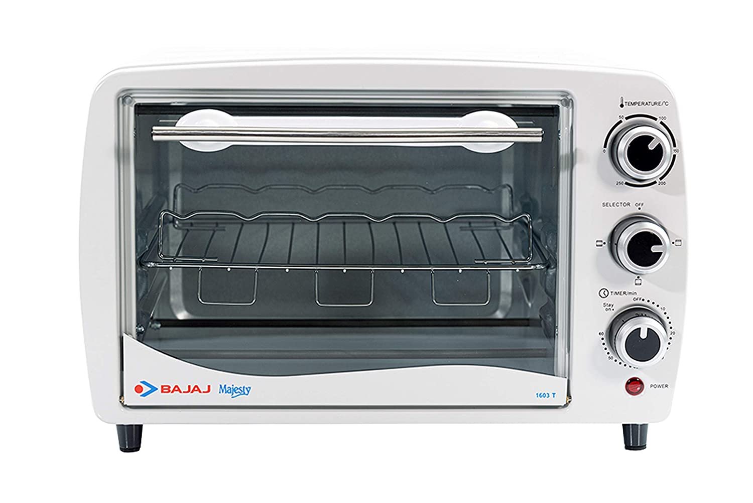 Bajaj Majesty 1603 T Oven Toaster Griller (OTG), Stainless Steel Body, 16L