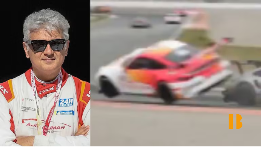 Ajith Kumar’s Valencia Spain Car Crash Accident